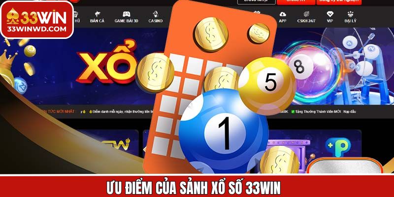 Loại hình xổ số 33Win siêu đa dạng